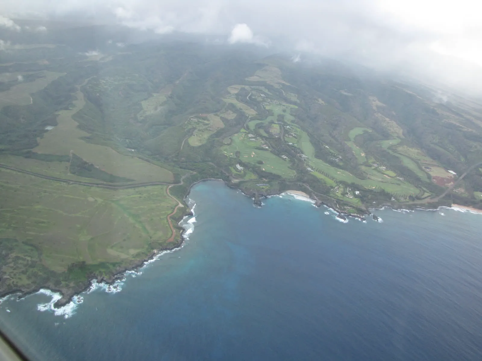 West Maui shoreline near Kapalua at the water's edge